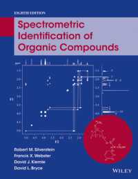有機化合物のスペクトルによる同定法（第８版）<br>Spectrometric Identification of Organic Compounds （8TH）