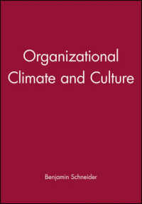Organizational Climate and Culture (Jossey-bass Management Series)