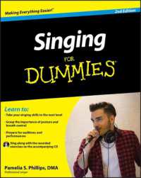 Singing for Dummies (For Dummies (Sports & Hobbies)) （2 PAP/CDR）