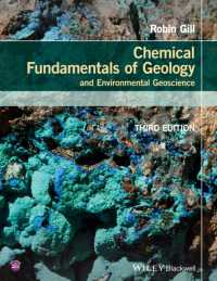 地質学・環境地球科学の化学的基礎（テキスト・第３版）<br>Chemical Fundamentals of Geology and Environmental Geoscience （3TH）