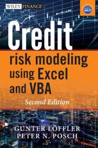 ExcelとVBAを用いた信用リスクのモデリング（第２版）<br>Credit Risk Modeling Using Excel and VBA (Wiley Finance) （2 HAR/DVDR）