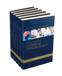 臨床心理学百科事典（全５巻）<br>The Encyclopedia of Clinical Psychology (5-Volume Set)