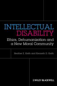 知的障害：倫理、人間性喪失と新しいモラル・コミュニティ<br>Intellectual Disability : Ethics, Dehumanization, and a New Moral Community