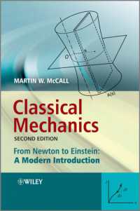 古典力学入門（第２版）<br>Classical Mechanics : From Newton to Einstein: a Modern Introduction （2ND）