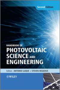 太陽光発電の科学・工学ハンドブック（第２版）<br>Handbook of Photovoltaic Science and Engineering （2ND）