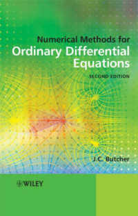 常微分方程式の数値法（第２版）<br>Numerical Methods for Ordinary Differential Equations （2ND）