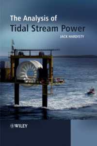潮流力の分析<br>Analysis of Tidal Stream Power -- Hardback