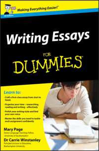 Writing Essays for Dummies (For Dummies) -- Paperback