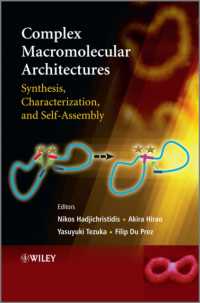 Complex Macromolecular Architectures : Synthesis, Characterization, and Self-Assembly