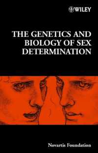 The Genetics and Biology of Sex Determination (Ciba Foundation Symposia) 〈244〉