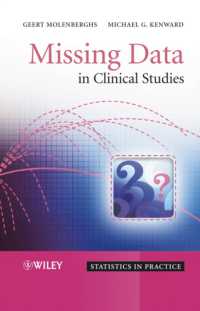 臨床研究のデータ分析<br>Missing Data in Clinical Studies (Statistics in Practice)