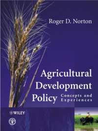 Agricultural Development Policy : Concepts and Experiences