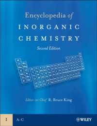 無機化学大事典（第２版・全１０巻）<br>Encyclopedia of Inorganic Chemistry (10-Volume Set) （2ND）