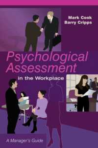 Psychological Assessment in the Workplace : A Manager's Guide
