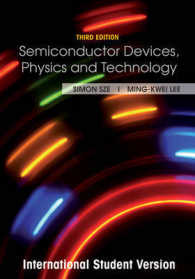 半導体デバイス（第３版・テキスト）<br>Semiconductor Devices : Physics and Technology (ISV) （3RD）