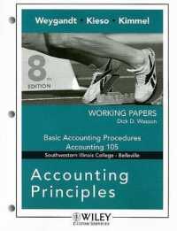 Accounting Principles Working Papers: Southwestern Illinois College : Basic Accounting Procedures Accounting 105