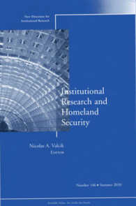 Institutional Research and Homeland Security : Summer 2010 (New Directions for Institutional Research)