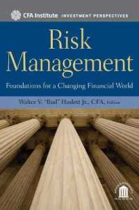Risk Management : Foundations for a Changing Financial World (Cfa