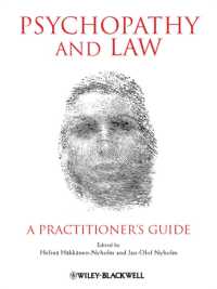 精神病質と法：実務家向けガイド<br>Psychopathy and Law : A Practitioner's Guide
