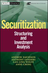 証券化<br>Securitization : Structuring and Investment Analysis (Wiley Finance) （HAR/CDR）