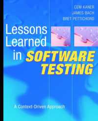 Lessons Learned in Software Testing : A Context-Driven Approach