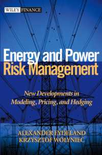 Energy and Power Risk Management : New Developments in Modeling, Pricing, and Hedging (Wiley Finance)