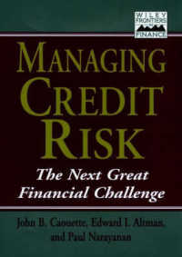 Managing Credit Risk : The Next Great Financial Challenge (Wiley ...