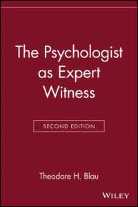 専門家証人としての心理学者（第２版）<br>The Psychologist as Expert Witness （2 Reprint）