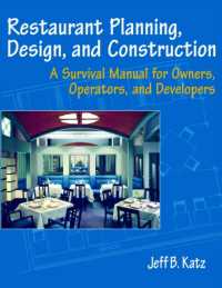 Restaurant Planning, Design, and Construction : A Survival Manual for Owners, Operators, and Developers