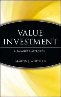 Value Investing : A Balanced Approach (Wiley Frontiers in Finance)