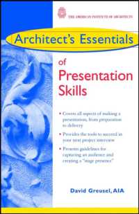 Architect's Essentials of Presentation Skills (Architect's Essentials of Professional Practice)