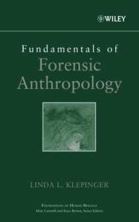 法人類学の基礎<br>Fundamentals of Forensic Anthropology (Foundations of Human Biology)