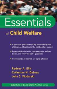 児童福祉の基礎<br>Essentials of Child Welfare (Essentials of Social Work)