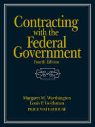 Contracting with the Federal Government -- Hardback （4 REV ED）