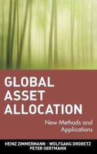 グローバルな資産配分<br>Global Asset Allocation : New Methods and Applications (Wiley Finance)