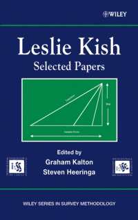 Ｌ．キッシュ論文集<br>Selected Papers (Wiley Series in Survey Methodology)
