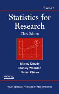 Statistics for Research (Wiley Series in Probability and Statistics) （3 SUB）