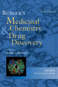Burger's Medicinal Chemistry and Drug Discovery : Nervous System Agents (Burger's Medicinal Chemistry and Drug Discovery) 〈6〉 （6 SUB）