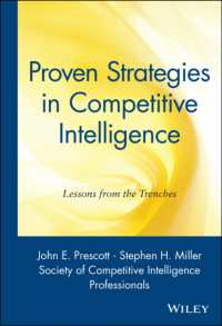 Proven Strategies in Competitive Intelligence : Lessons from the Trenches