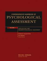 Comprehensive Handbook of Psychological Assessement : Intellectual and Neuropsychological Assessment 〈001〉