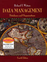 Data Management : Database and Organizations -- Hardback （4 INTERNAT）