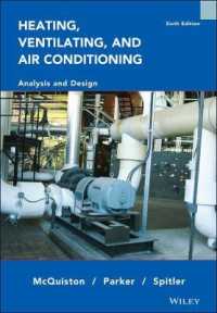 Heating, Ventilating, and Air Conditioning : Analysis and Design （6 HAR/CDR）