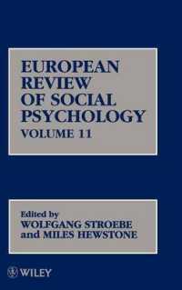 European Review of Social Psychology (European Review of Social Psychology) 〈11〉
