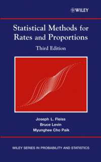 Statistical Methods for Rates and Proportions (Wiley Series in Probability and Statistics) （3 SUB）
