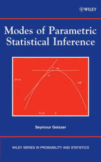 Modes of Parametric Statistical Inference (Wiley Series in Probability and Statistics)
