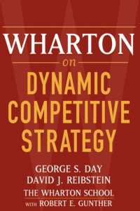 Wharton on Dynamic Competitive Strategy