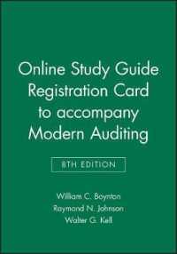 Modern Auditing : Assurance Services and the Integrity of Financial Reporting, 8th Edition, Online Study Guide