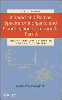 Infrared and Raman Spectra of Inorganic and Coordination Compounds : Theory and Applications in Inorganic Chemistry （6TH）