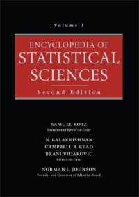 Encyclopedia of Statistical Sciences, Volume 1 （2ND）