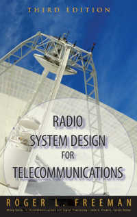 無線システム設計（第３版）<br>Radio System Design for Telecommunications (Wiley Series in Telecommunications and Signal Processing) （3RD）